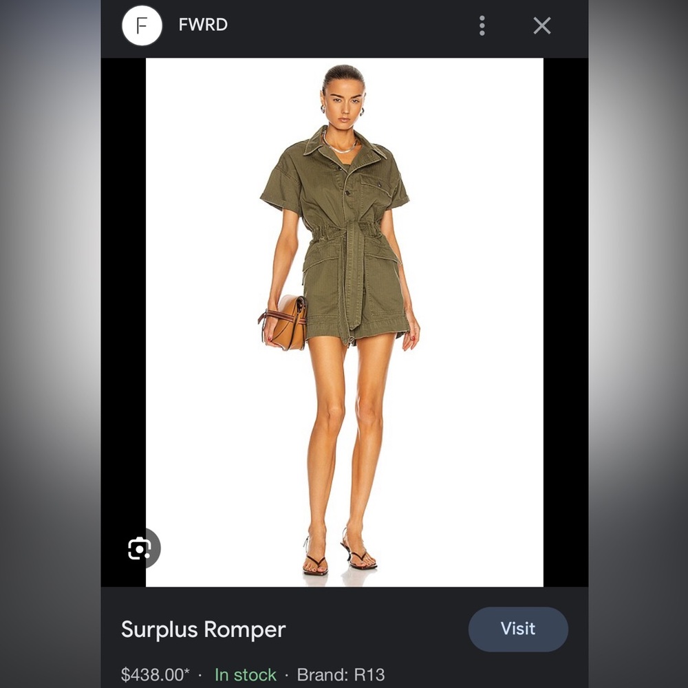 R13 Surplus Romper